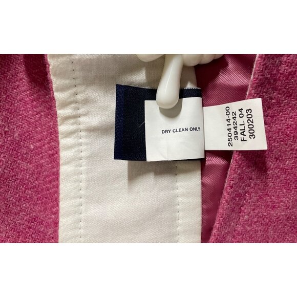 Gap Womens Pink Wool Blend Flounce Hem Lined Trumpet Skirt Size 8 - Picture 9 of 9